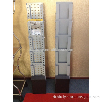 Shenzhen Guangzhou Folding Exhibition Brochure Holder with holes or without holes